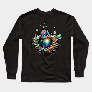 Colorful fantasy bird. Long Sleeve T-Shirt